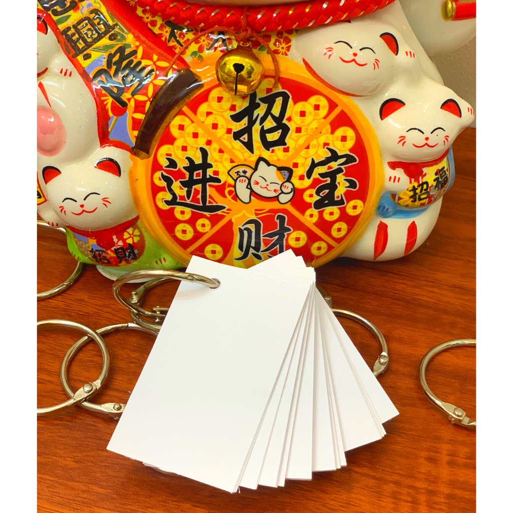 Flashcard trắng học từ vựng❤️ Combo Flashcard trắng học từ vựng
