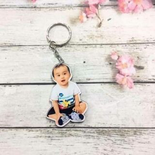 Móc khóa cắt, ghép chibi theo yêu cầu