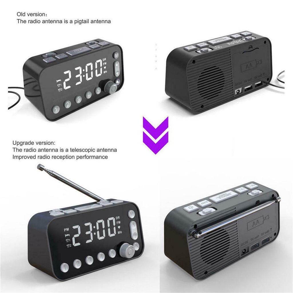 Đồng Hồ Báo Thức Kỹ Thuật Số LED Cỡ Lớn