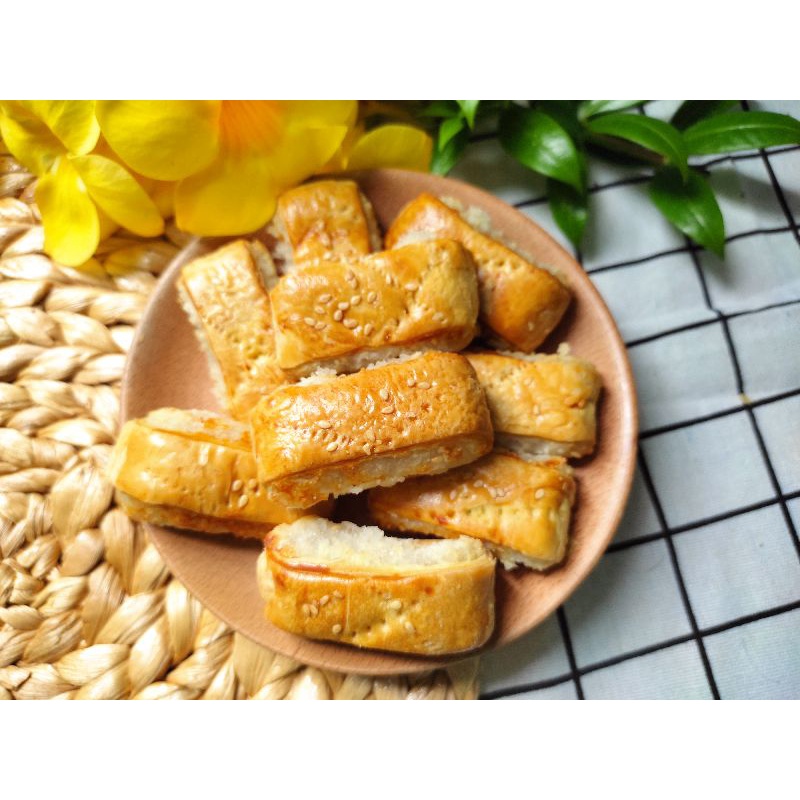 Bánh xếp nhân dừa nướng bơ sữa Hộp 14 bánh