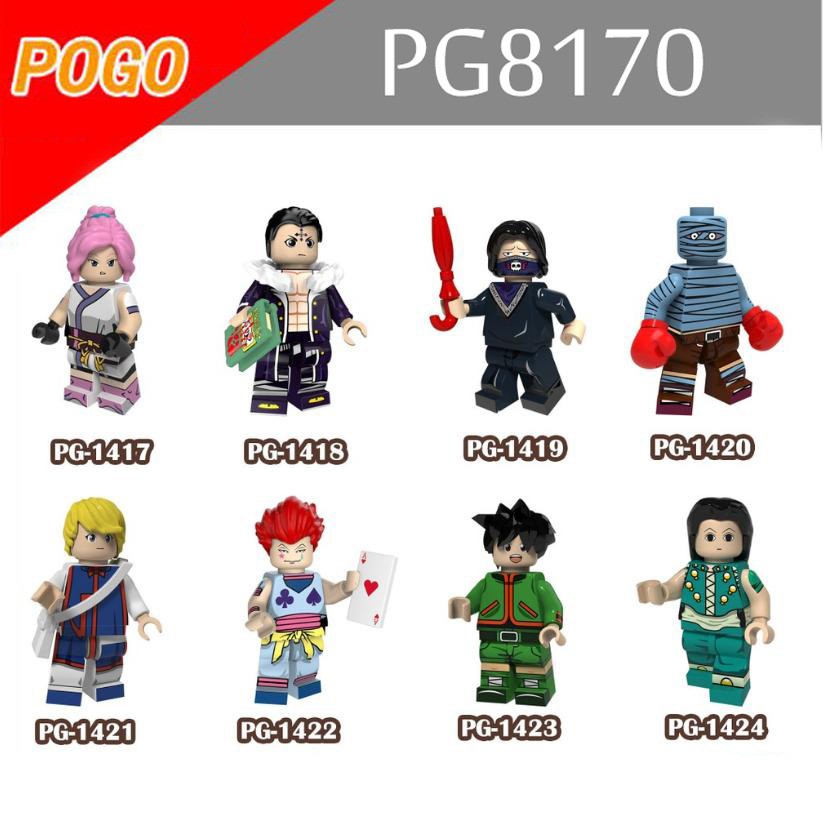 Đồ chơi lắp ráp Nonlego Minifigures Các Mẫu Nhân Vật trong Hunter X Hunter