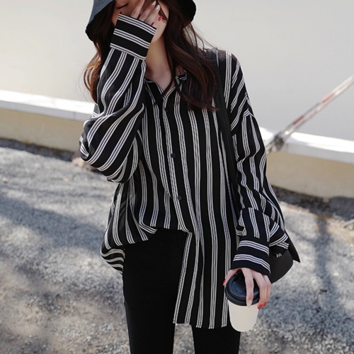 Plus size women loose fashion blouse