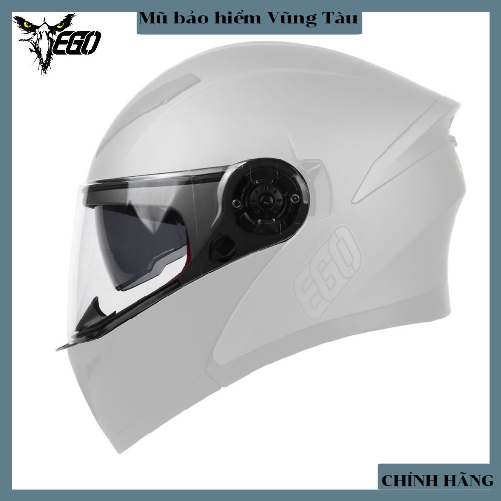 Kính chắn mũ bảo hiểm Fullface EGO E9 lật hàm (Không bao gồm mũ) - BIKER 176 - Mũ bảo hiểm & Dầu nhớt Vũng Tàu
