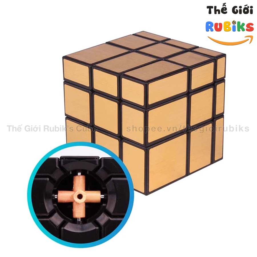 Rubik Gương Yuxin Black Kylin Mirror 3x3 Cube Biến Thể Rubic