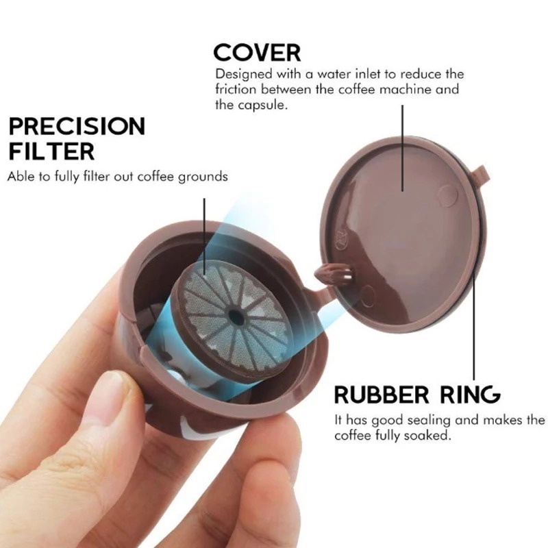Cốc Lọc Cà Phê Tái Sử Dụng Nhiều Màu Cho Dolce Gusto Nescafe