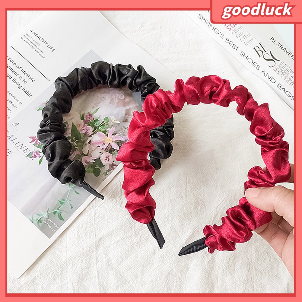 Băng Đô Cài Tóc Màu Trơn Thời Trang Cho Nữ