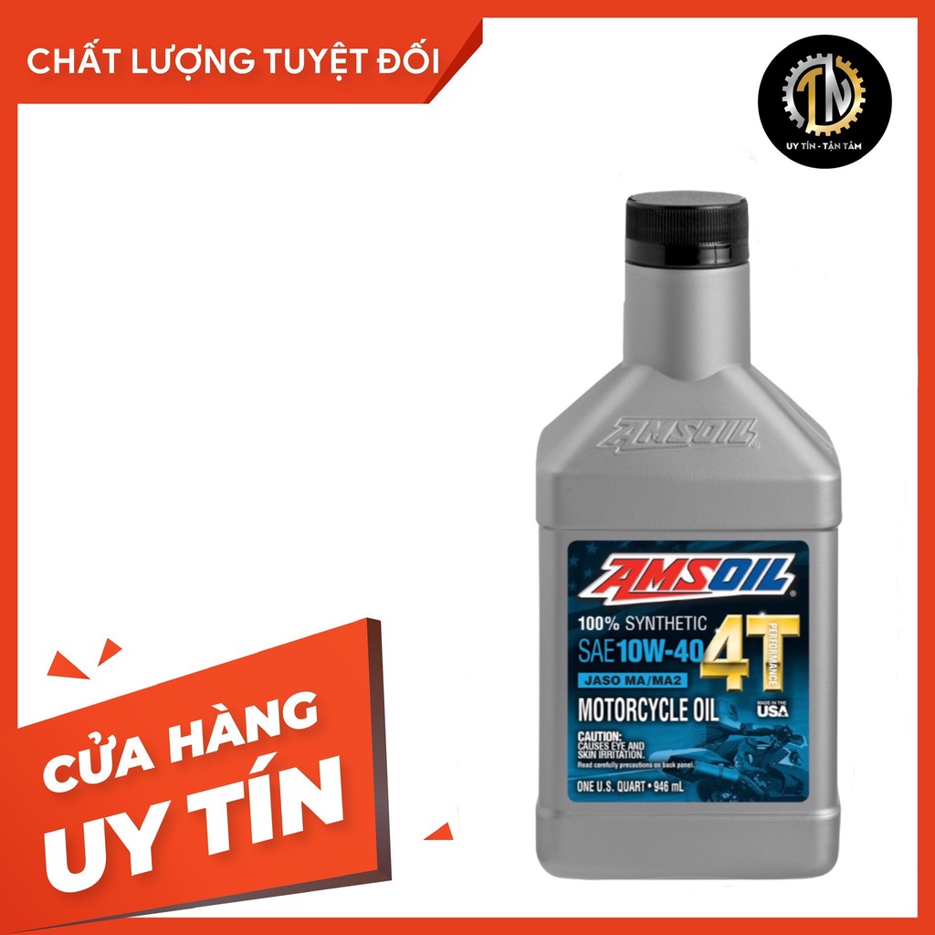 Nhớt Amsoil 4T 10W-40 (MC4) - 946ml - LỌC NHỚT YA - SU