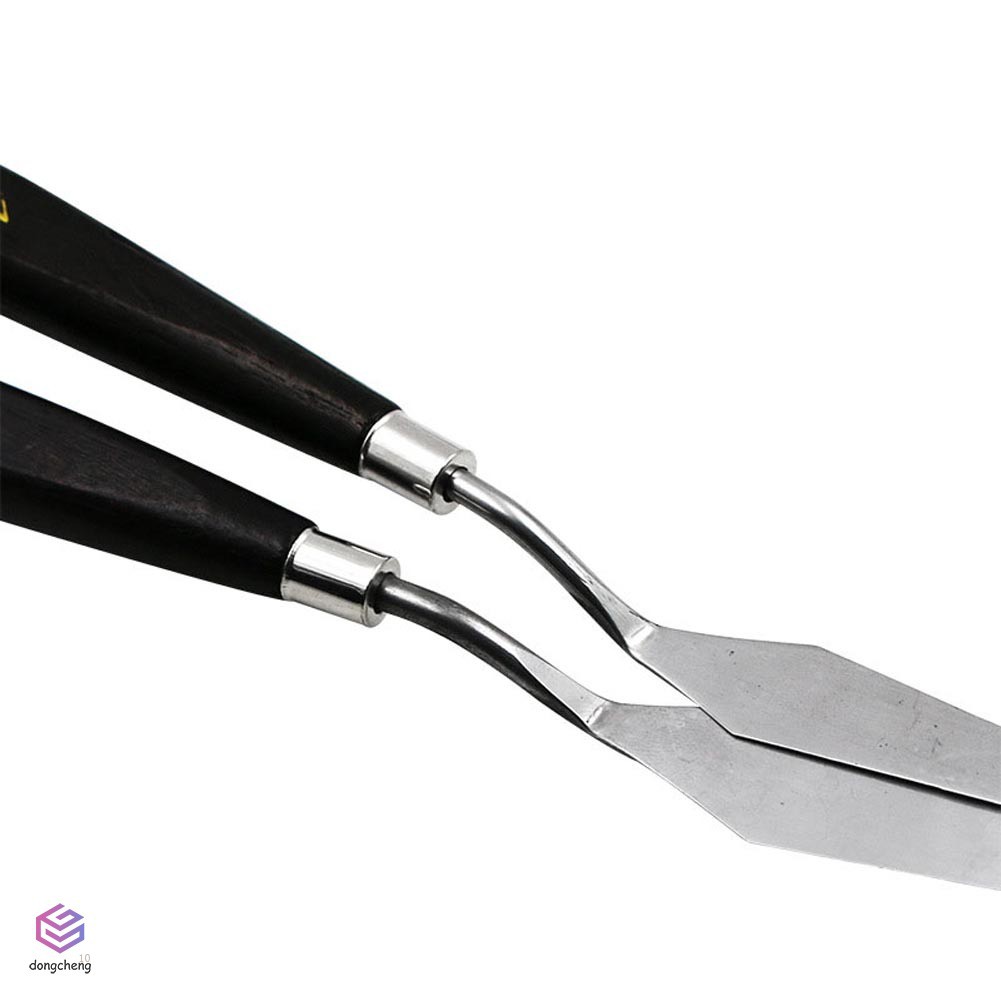 Set 5 Dụng Cụ Trộn Màu Vẽ Tranh Sơn Dầu Bằng Thép Không Gỉ