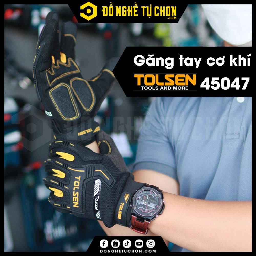 Găng tay cơ khí công nghiệp tolsen 45047