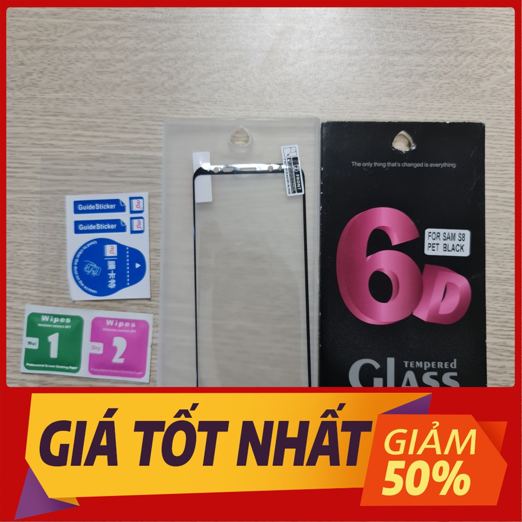 Cường lực dẻo Samsung Galaxy S8, S8 Plus, S9, S9 Plus, Note8, Note 9 - Tấm dán màn hình 6D chính hãng giá rẻ