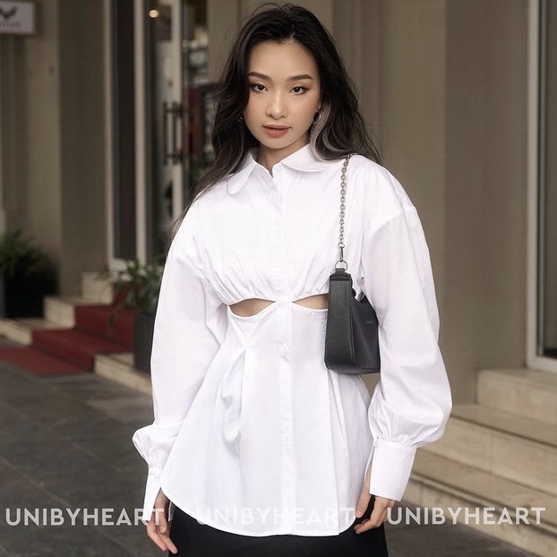 Áo sơ mi nữ thiết kế BUNNY của Uni ByHeart