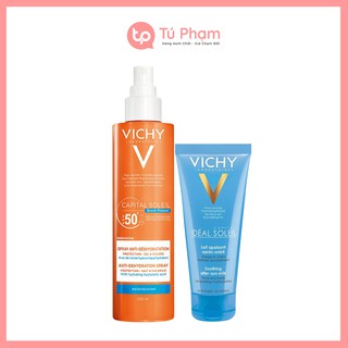 Set KCN c 50+ 200ml Tặng Kem Nhả Nắng Vichy Ideal Soleil