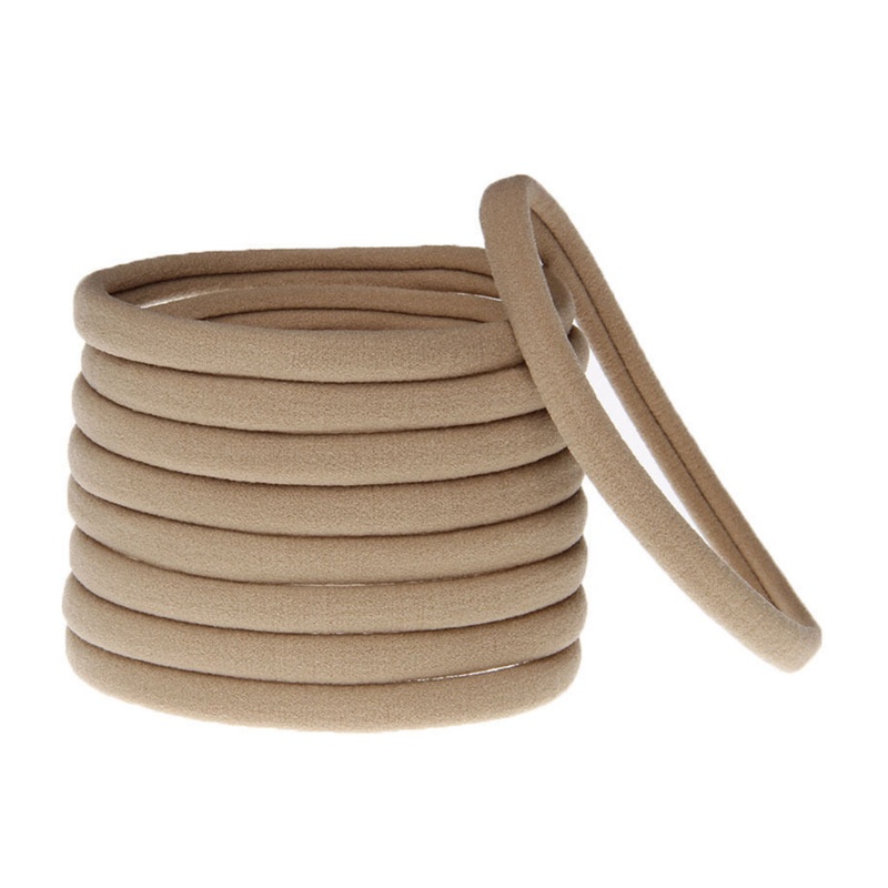 Băng Đô Cài Tóc Co Giãn Màu Kẹo Trơn Xinh Xắn Cho Bé Gái