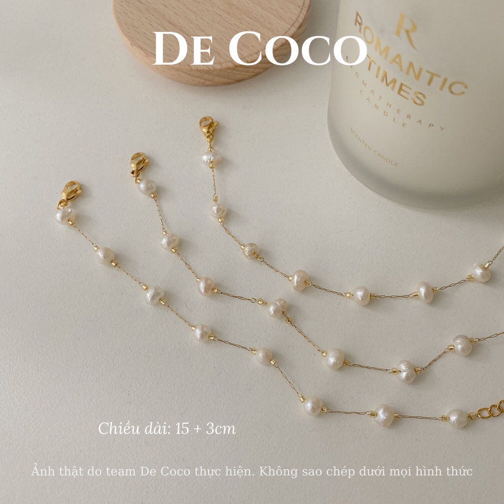 [Mã SKAMCLU8 giảm 10% cho đơn từ 100K] Vòng tay nữ đính hạt trai Perle De Coco | BigBuy360 - bigbuy360.vn