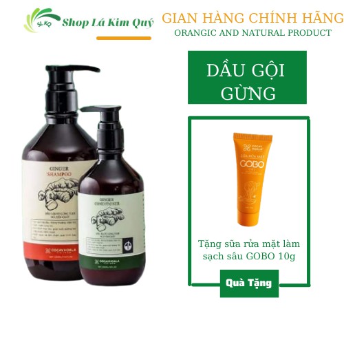 Dầu gội gừng tươi hữu cơ Cỏ cây hoa lá ngăn rụng tóc, ngăn gàu quay trở lại