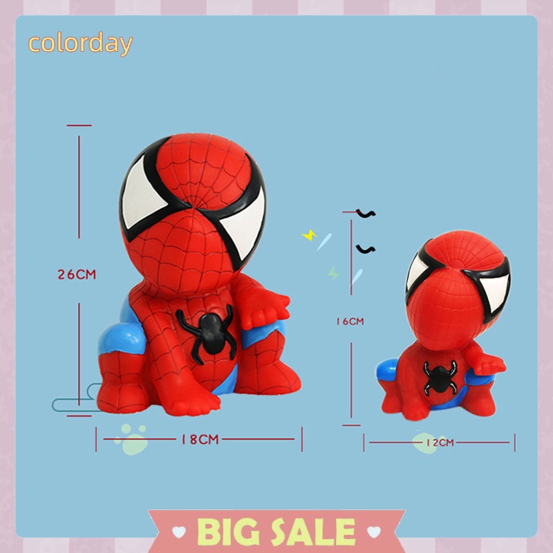 Ống heo tiết kiệm hình người nhện Marvel độc đáo