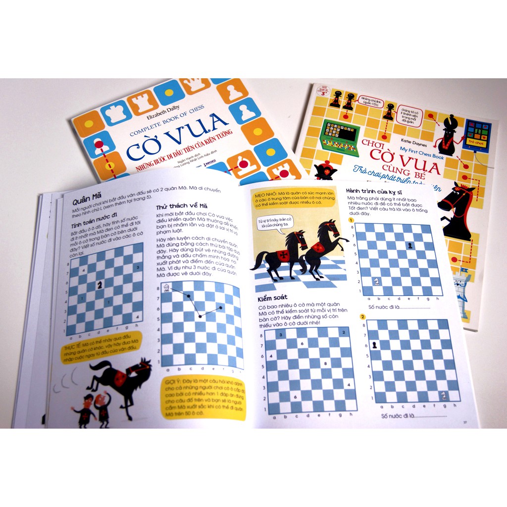Sách - Chơi cờ vua cùng bé - Sách cờ vua nhập môn