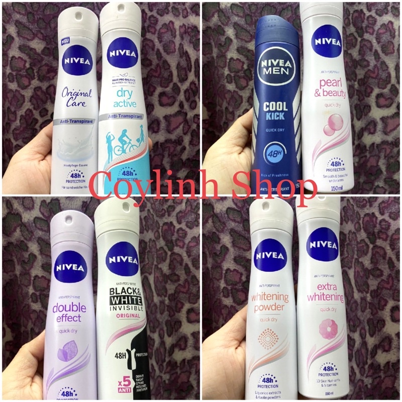 [ Date xa ] Xịt Khử Mùi Nivea Men 150ml Chính Hãng