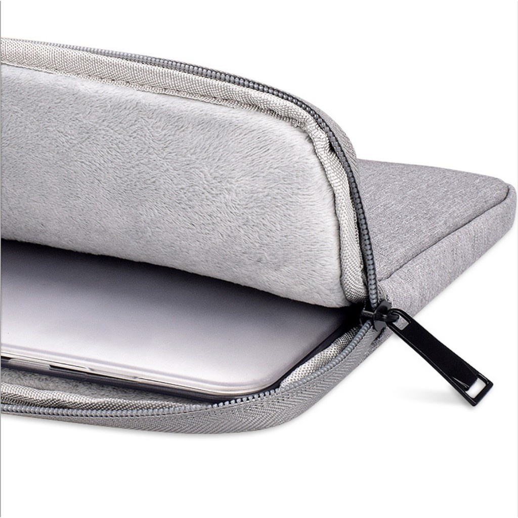 Túi Chống Sốc Laptop Mac Ôm Gọn Máy, Có Ngăn Phụ Đựng Cáp Sạc, Tai Nghe, Phù Hợp Máy Tính 13inch 14inch 15inch 15.6inch