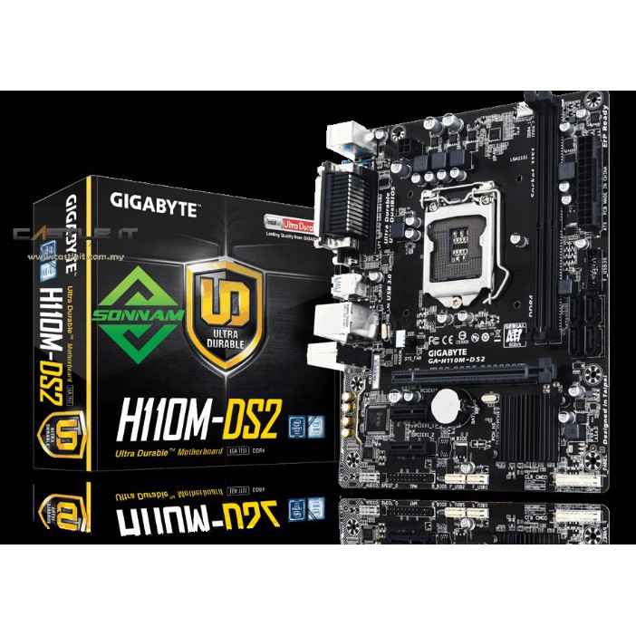 ⚡️[Chính Hãng]  MAINBOARD GIGABYTE H110-DS2 HÀNG MỚI BẢO HÀNH 36 THÁNG - BO MẠCH CHỦ GIGABYTE H110-D