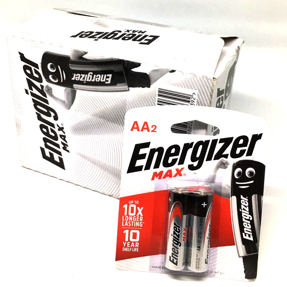 PIN AA VỈ 2 VIÊN ENERGIZER MAX E91 BP2  [CHÍNH HÃNG]