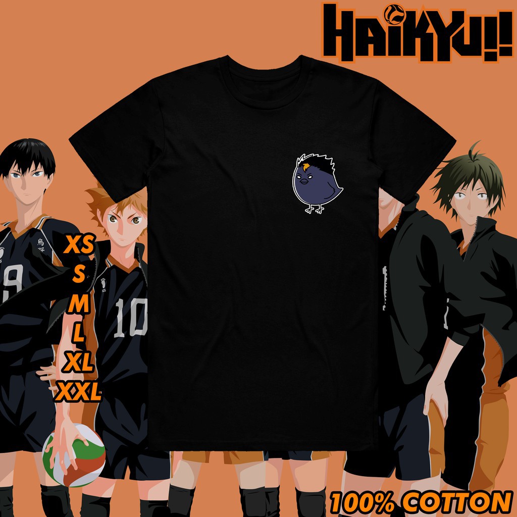 Mẫu áo thun in hình Haikyuu!! Nishinoya Bird Crow Anime Aesthetic NEW Trend Design (H7) độc đẹp giá rẻ