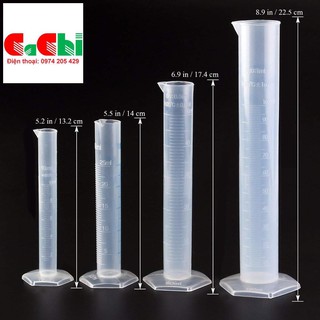 Ống đong nhựa đo thể tích, đo tỷ trọng