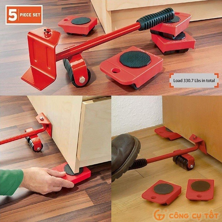 BỘ DỤNG CỤ NÂNG VÀ DI CHUYỂN ĐỒ ĐẠC THÔNG MINH, Dụng cụ di chuyển đồ tải trọng