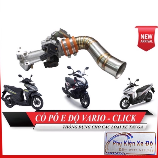 Co gió độ Airblade Click Vario Pcx Sh Mode, hỗ trợ tăng công suất động cơ tối