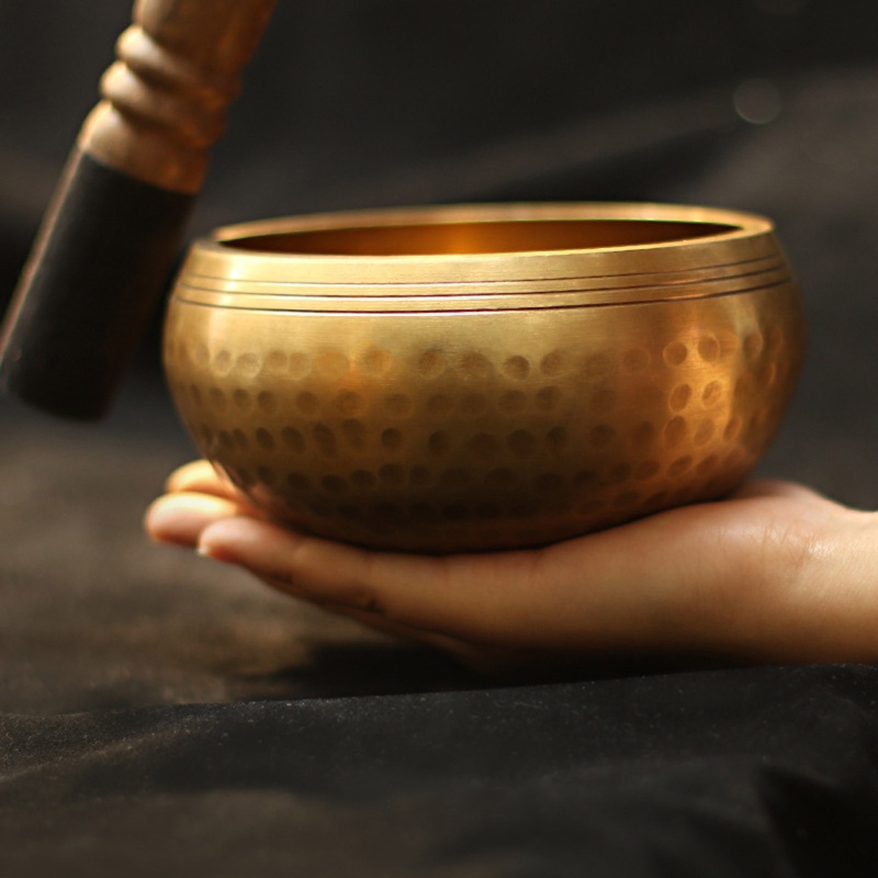 Bộ Bát Và Vòng Đệm Phong Cách Phật Giáo Tây Tạng Cho Phòng Ngủ / Yoga / Studio De