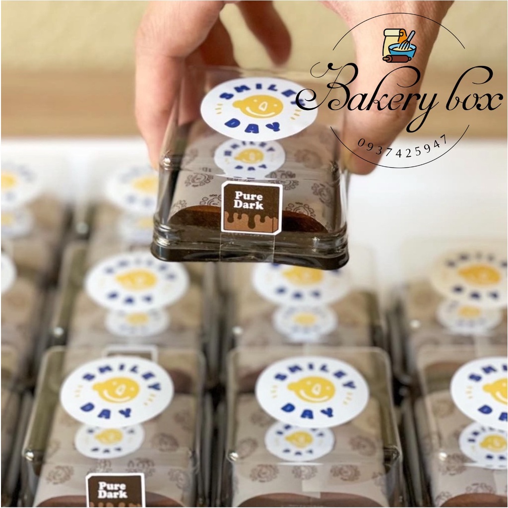 XY65S | 100 Hộp Đế Đen Đựng Nama Chocolate, Bánh Trung Thu