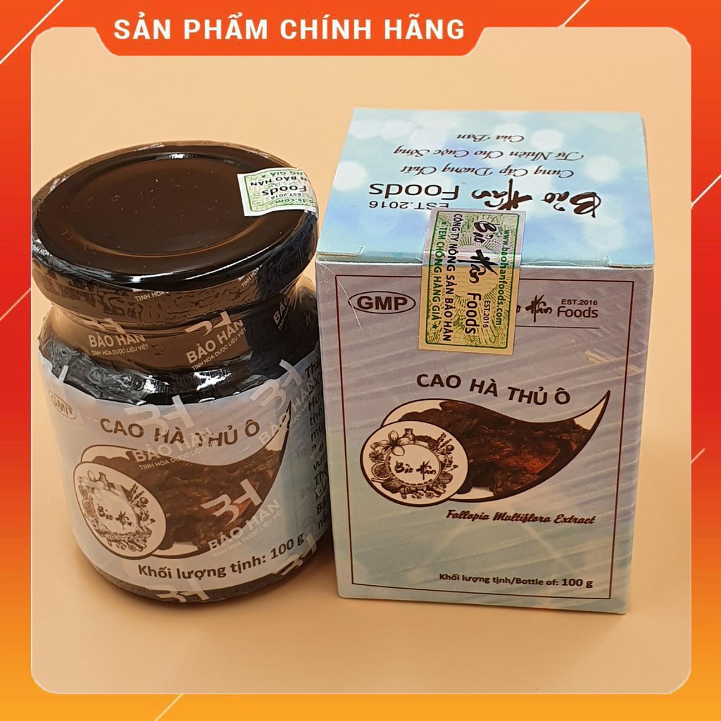 [CHÍNH HÃNG] Cao Hà Thủ Ô Bảo Hân 100g ⚡️𝐅𝐑𝐄𝐄 𝐒𝐇𝐈𝐏⚡️ Xanh Tóc Đỏ Da Cùng La Yến Team