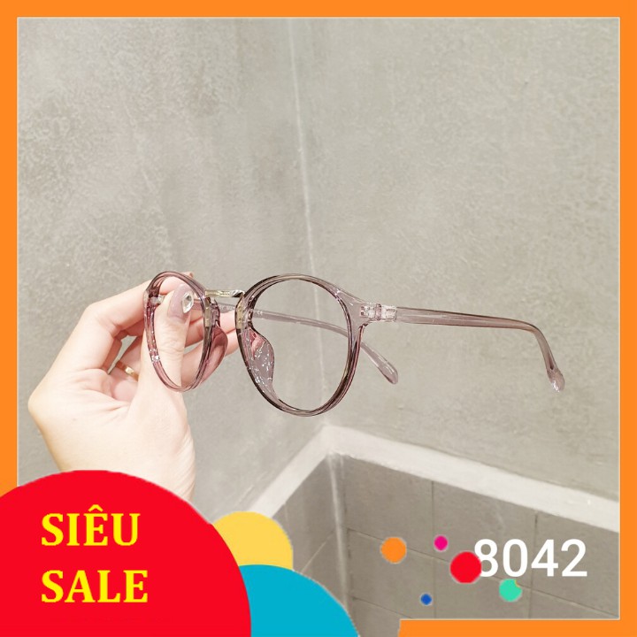 Gọng kính mắt tròn dễ thương cá tính 8042