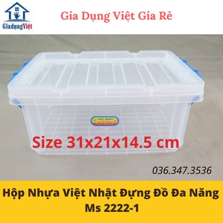 Hộp Nhựa Việt Nhật Đựng Đồ Đa Năng 2222-1 (NHỠ)