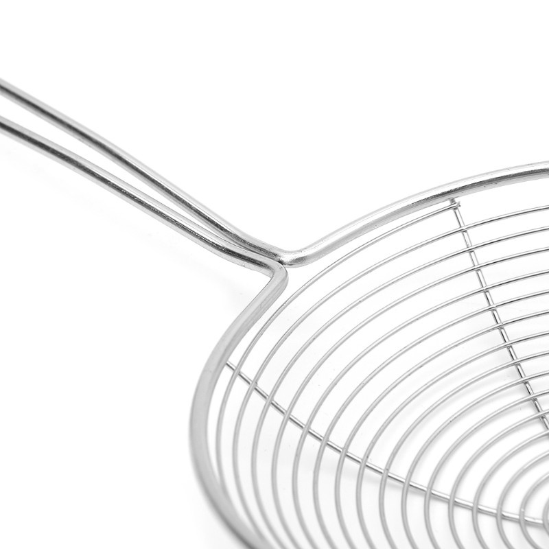 COLO  Solid Spider Strainer Skimmer Ladle With Handle Stainless Steel Kitchen Tool