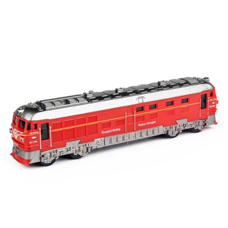 Mô Hình Xe Lửa Bằng Hợp Kim Tỉ Lệ 1:87 Có Đèn Và Âm Thanh DIY