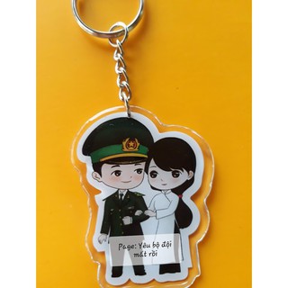 Móc khóa bộ đội siêu cute