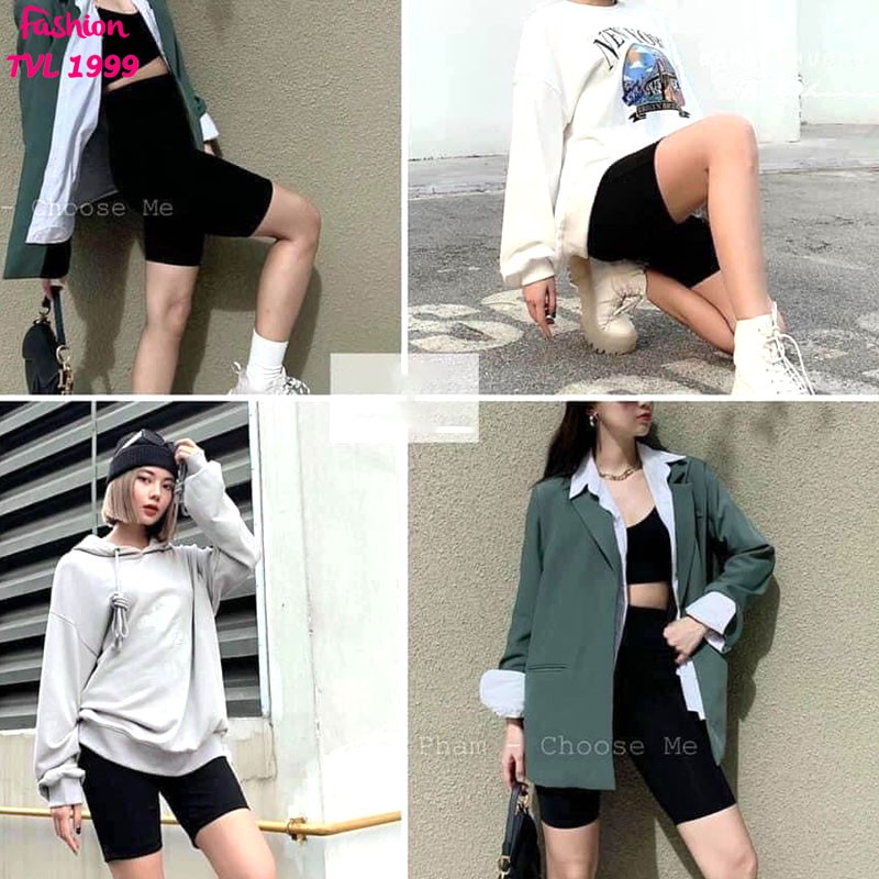 Quần legging đùi chất liệu cao cấp mềm mịn, thoáng mát thấm hút mồ hôi co giãn 4 chiều | BigBuy360 - bigbuy360.vn