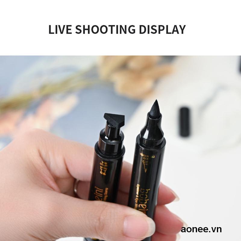 Bút Kẻ Mắt Hai Đầu Tam Giác 2 Trong 1 Kháng Nước