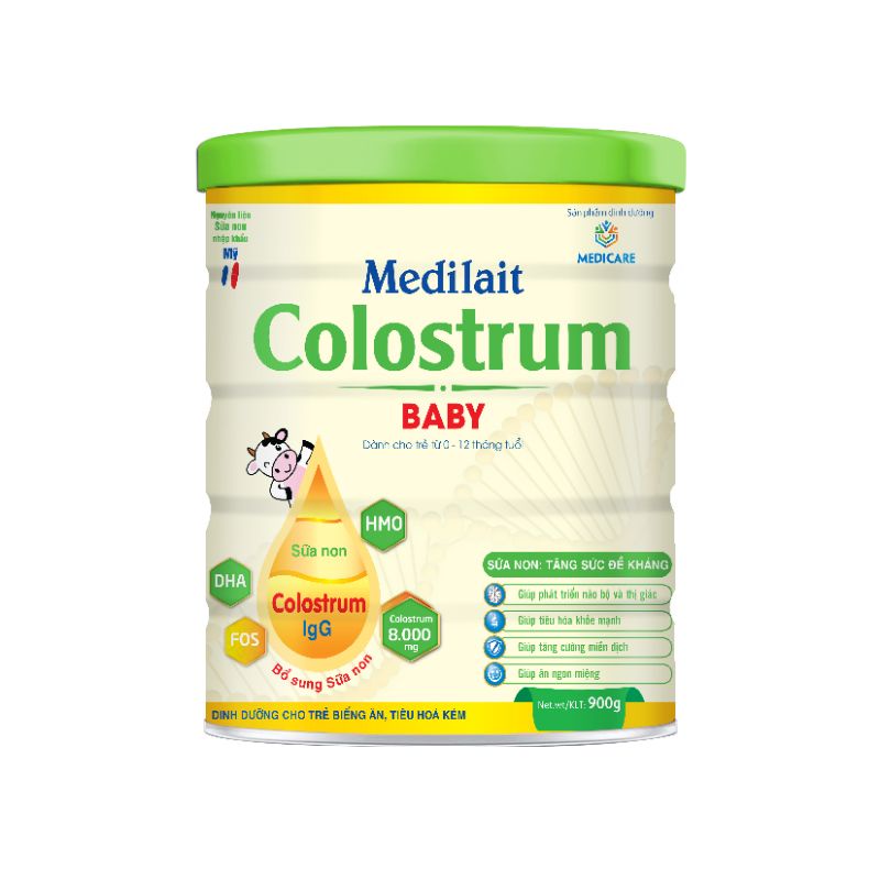 Sữa bột Medilait colostrum lon 800g
