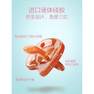 Núm Ti Giả Bằng Silicon Mềm Cho Bé