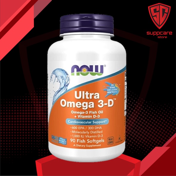 Ultra Omega 3-D | Dầu Cá Now Ultra Omega 3-D - Vitamin Bổ Mắt Sáng Mắt - Chính hãng SUPPCARE