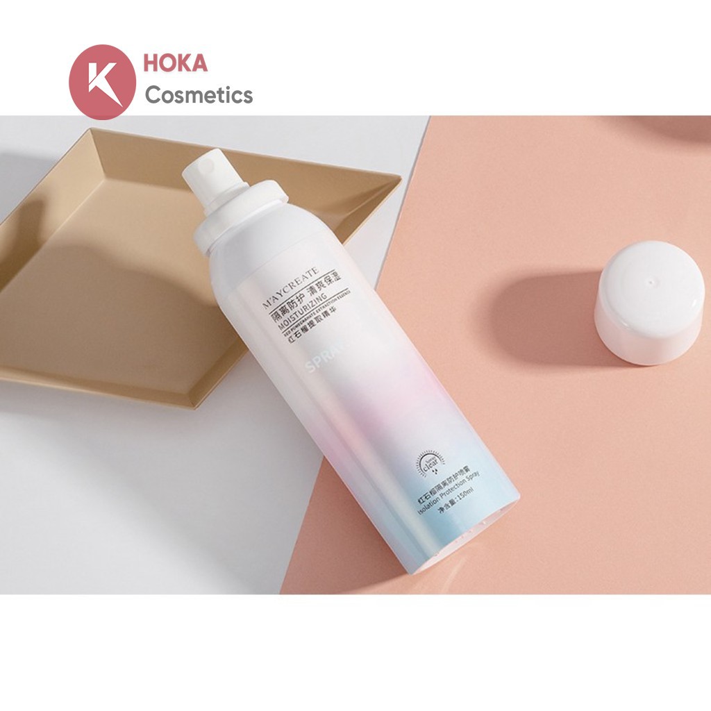 Xịt Chống Nắng Trắng Da M'ayCreate Moisturizing 150Ml Hàng Chính Hãng Nội Địa Trung HOKA STORE