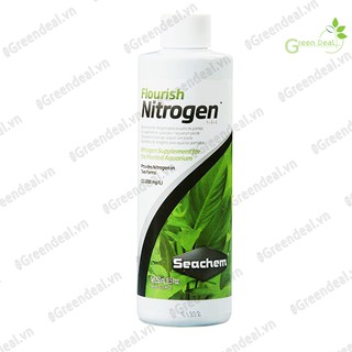 [Tem Sicavi] SEACHEM - Flourish Nitrogen (Chai 250 ml) | Phân nước bổ sung Nitơ (N) cho cây thủy sinh trong hồ cá