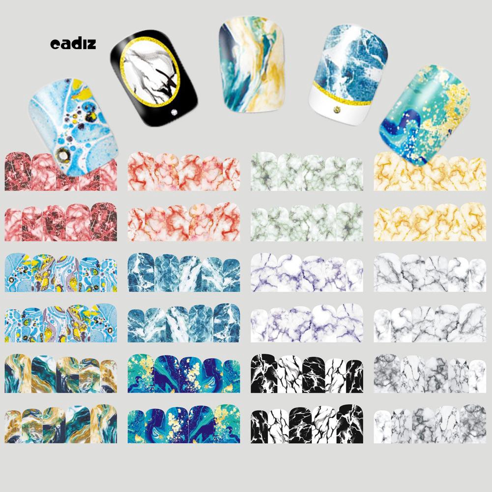 [Hàng mới về] Nhãn dán trang trí móng tay nhiều màu hợp thời trang