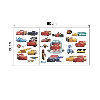 DECAL DÁN TƯỜNG HÌNH XE CHO BÉ TRAI