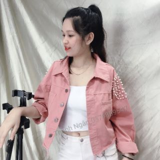 Áo khoác kaki nữ có tia kéo sau