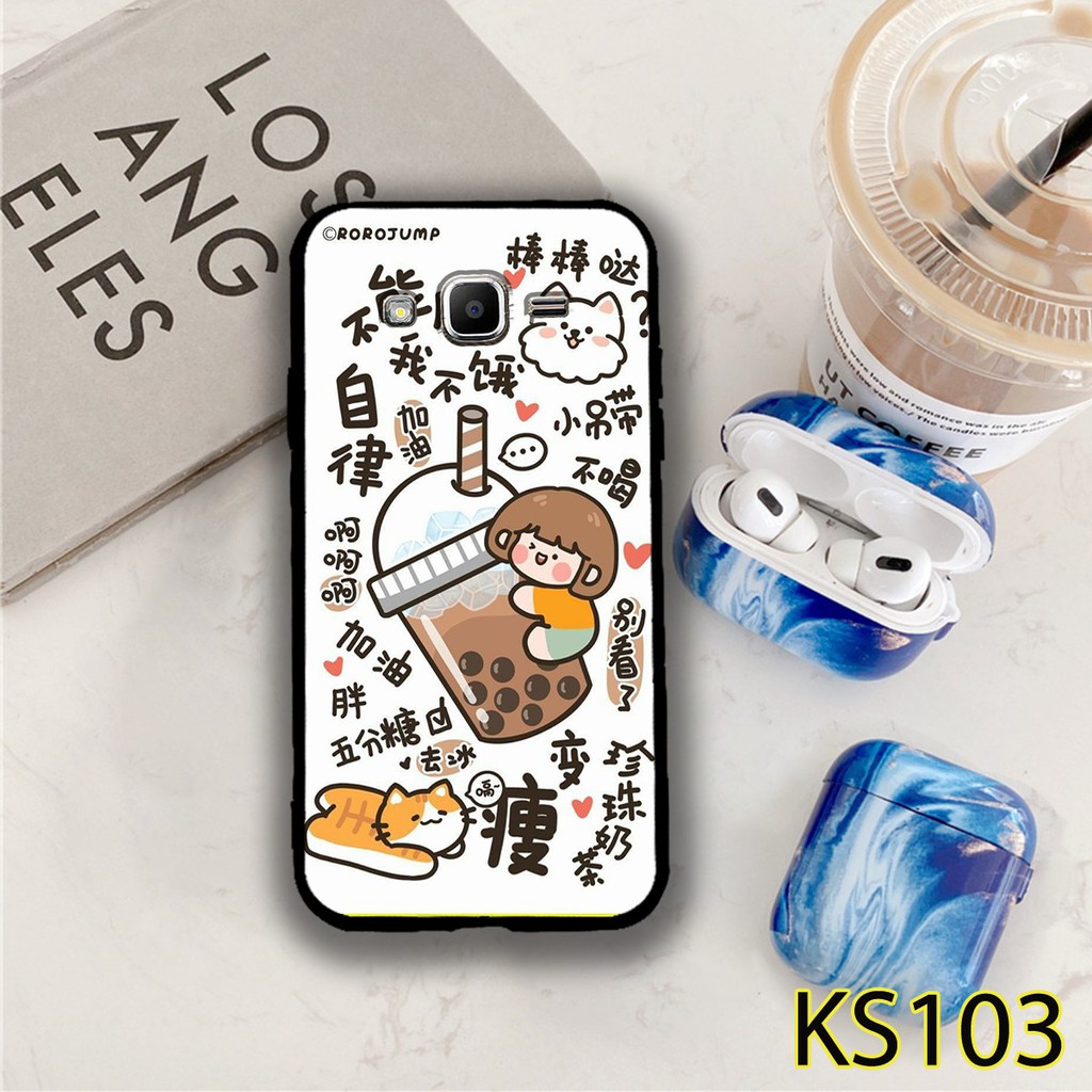 Ốp lưng Samsung J1-2016/J2-2016/J2 Core/J2 Pro/J2 Prime in hình cô bé trà sữa siêu đẹp, độc, lạ_KINGSTORE.HN_Ốp SS J1/J2