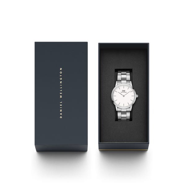 (Chính Hãng) Đồng hồ Nam Nữ Daniel Wellington Iconic Link Silver DW00100207