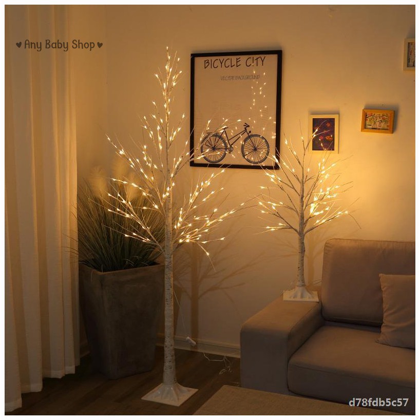 Đèn led hình cây Bạch Dương decor phòng,quán Coffee,trang trí Noel siêu lung linh với 4 dạng kích thước❣❣